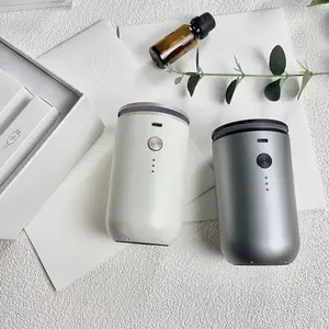 SFASCENT Difusor de Aromas de Chama portátil sem fio Óleo Essencial Umidificador de Ar Branco Difusor de Perfume Sem Ruído