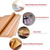 Tissu en fibre de verre enduit de PTFE de qualité alimentaire résistant aux hautes températures pour les plateaux de boulangerie
