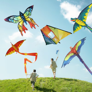 In-stock Instant Shipping Flat <strong>Kite</strong> Children Flying <strong>Kite</strong> Outdoor Toys Garden Toys For Kids Gift - Product Image 1
