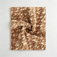 Tissu Chenille Bouclé Chenxin 100% Polyester Anti-Boulochage 300g/m Teint Uni Poids Moyen pour Canapés et Jouets Personnalisés pour Filles