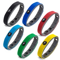 Pulseras Ecológicas Ajustables de Colores, Ligeras y Amigables con la Piel, Pulsera de Cuidado de la Salud con Energía Cuántica