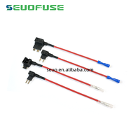 Porte-fusible Micro Standard Lowpro Mini avec adaptateur de fusible à lame pour voiture 1A-40A, fourni directement par l'usine
