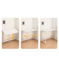 Escritorio Ergonómico Plegable Moderno y Móvil, Multifuncional para el Hogar, Computadora, Espacios Pequeños, Escritorio Simple para la Cama, Estudio, Escritura, Trabajo, Dormitorio
