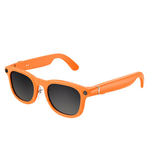 Smart <b>Glasses</b> X01 8MP Camera Bluetooth Calling With Charging <b>Case</b> - Product Image 3