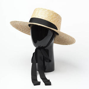 Nouveau gros luxe manque large bord Pot soleil blé chapeaux de paille vente chaude grands chapeaux de paille pour femmes et hommes unisexe - Product Image 2