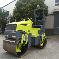 Compacteur industriel à haute efficacité, vitesse de marche de 0 à 4 km/h, rouleau compresseur pour les zones de pavage en asphalte