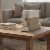 Cafetera de Cápsulas para Capuchino con Sistema de Agua Caliente, Compatible con Múltiples Tipos de Cápsulas, Uso Doméstico