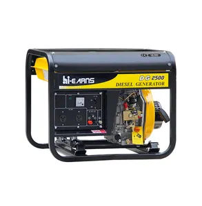 hiearns 2kw small diesel generator recoil start easy to move electric generators