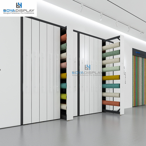 2024 nóng bán tùy chỉnh Thảm mẫu bảng thảm thảm chăn gạch Rack hiển thị cho các cửa hàng showroom - Product Image 3