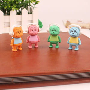 Effaceur dessin animé créatif Animal effaceur d'école primaire effaceur papeterie d'étude pour enfants 696 - Product Image 2