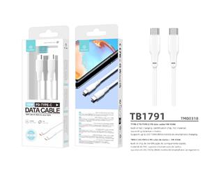 Câbles USB Type-C durables, résistants aux intempéries et de haute qualité pour téléphones mobiles Android - Marque Techancy en plastique portable - Product Image 3