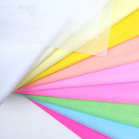 Papier d'emballage pour fleurs, matériel d'emballage fait main DIY, papier de doublure intérieure pour bouquet floral, papier de coton uni