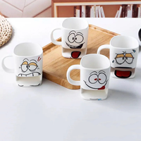 Vente en gros de biscuits en céramique Tasses à sublimation Tasse à biscuits blancs Tasse à café en céramique Tasse à thé Tasse à café en céramique Lait et biscuits