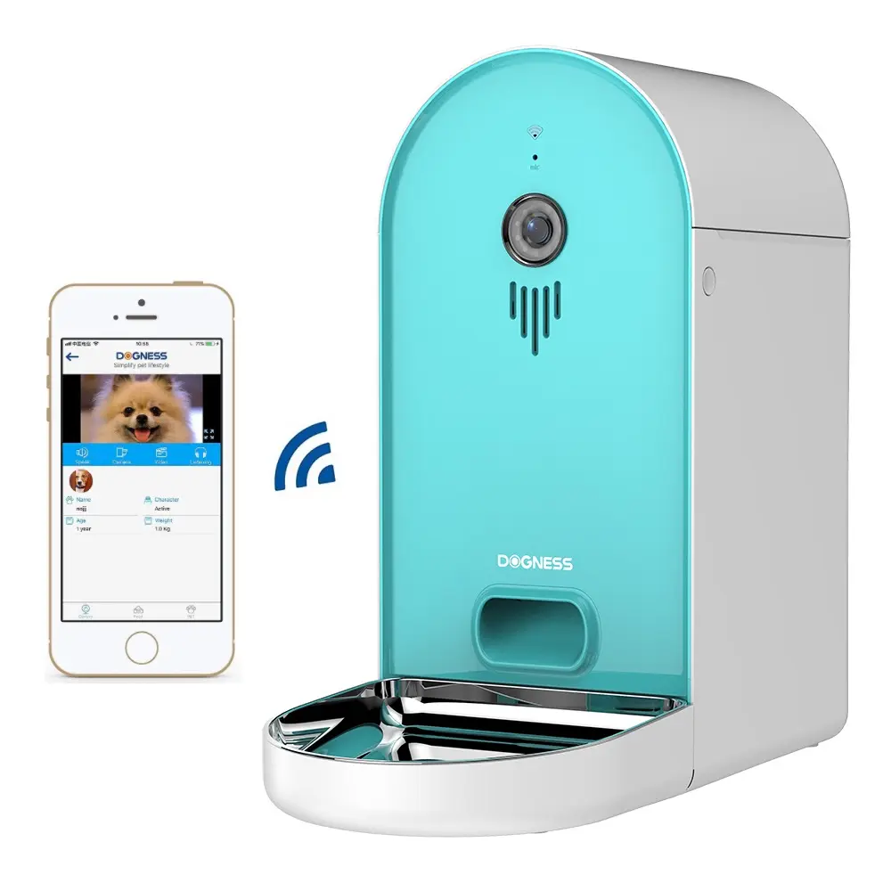 Dogness Top Verkoper Grote Capaciteit Automatische Feeder Kattenvoer Dispenser Kat Hond Intelligente Feeder Met Led Display Voice Record