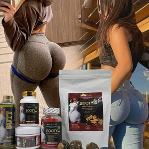 באיכות גבוהה מותאם אישית סיטונאי אורגני יופי תחת אולטימטיבי שחור מאקה סט ישבן ירכיים הגדלת ישבן הגדלת ישבן