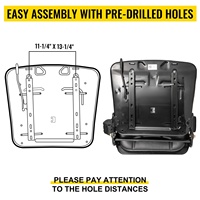 Ceinture de sécurité universelle de remplacement KL Seating YS01 noire en PVC imperméable, capacité de charge 150 kg, accessoires pour chariot élévateur Nissan