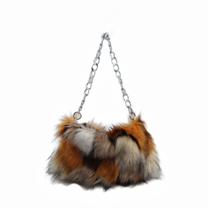 Designer de luxe doux hiver en peluche sac à bandoulière nouveau élégant grande <span class=keywords><strong>capacité</strong></span> imprimé léopard sac à provisions décontracté - Product Image 1