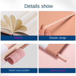 Wholesale Custom Logo A5 <strong>Notebook</strong> Elastic Strap <strong>Pen</strong> Holder Pu <strong>Notebook</strong> Printed Logo Diary <strong>Notepad</strong> Note Book PU Leather <strong>Notebook</strong> - Product Image 3