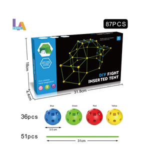 Longthuy ชุดของเล่นเต็นท์ของเล่น87ชิ้นสำหรับเด็ก, ผลิตในประเทศเวียดนาม - Product Image 6