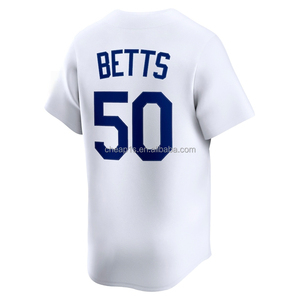 Camisetas <span class=keywords><strong>de</strong></span> Béisbol Americano Bordadas al por Mayor <span class=keywords><strong>de</strong></span> Los Angeles Dodgers, 17 Shohei Ohtani, 5 Freddie Freeman, 50 Mookie Betts - Product Image 4