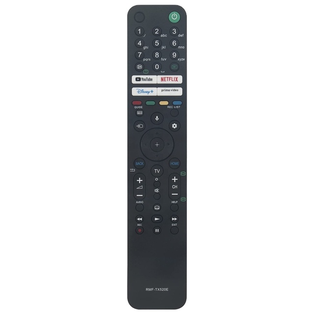 New RMF-TX520E Replace Voice Remote Control for Sony TV BRAVIA TV Series X94J, W800, X80J, X81J, X82J, X85J, X90J, X92J, X93J