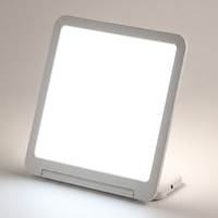Lampe de luminothérapie LED portable 10000 Lux sans UV, simulation du lever et du coucher du soleil pour le traitement du SAD, usage médical pour la maison et le bureau GQ-L3