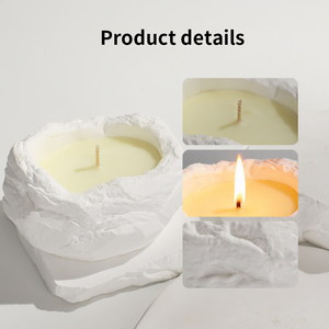 Velas Aromáticas de Lujo <span class=keywords><strong>Eric</strong></span> al por Mayor, Creativas, en Forma de Nido de Pájaro, de Yeso, para Regalos, Bodas, Cumpleaños - Product Image 3