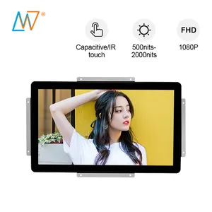 Monitor LCD a 15 pollici di USB del Touch Screen a 15 pollici dei Nits a 1000 Nits della struttura aperta leggibile luce solare di alta luminosità TV 1500