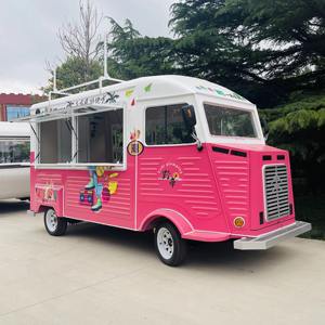 Personalizzato Vintage Van <span class=keywords><strong>Mobile</strong></span> Food Truck cucina completa commerciale Fast Food rimorchio <span class=keywords><strong>Bar</strong></span> per la vendita per l'industria degli hot dog al dettaglio - Product Image 1