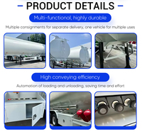 Vente directe d'usine Dingtu Shandong, semi-remorque citerne à carburant diesel en acier de grande capacité 40000L 50000L, 25001-30000kg