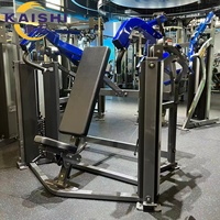Machine de presse à épaules assise à double charge de poids, équipement de fitness commercial pour la musculation des deltoides