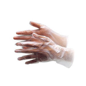 Gants médicaux de travail en PVC transparents jetables Gants d'inspection jetables sans poudre - Product Image 1