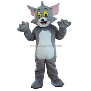 Costume de poupée de dessin animé <span class=keywords><strong>Jerry</strong></span> Mouse, accessoires de tête, pour spectacle d'animation, costume de poupée <span class=keywords><strong>Tom</strong></span> Cat <span class=keywords><strong>et</strong></span> Souris - Product Image 5