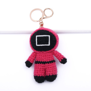 Colgantes de punto hechos a mano populares transfronterizos, bolsos de muñeca de hilo tejido, adornos, muñecos de juego creativos de punto terminados - Product Image 2