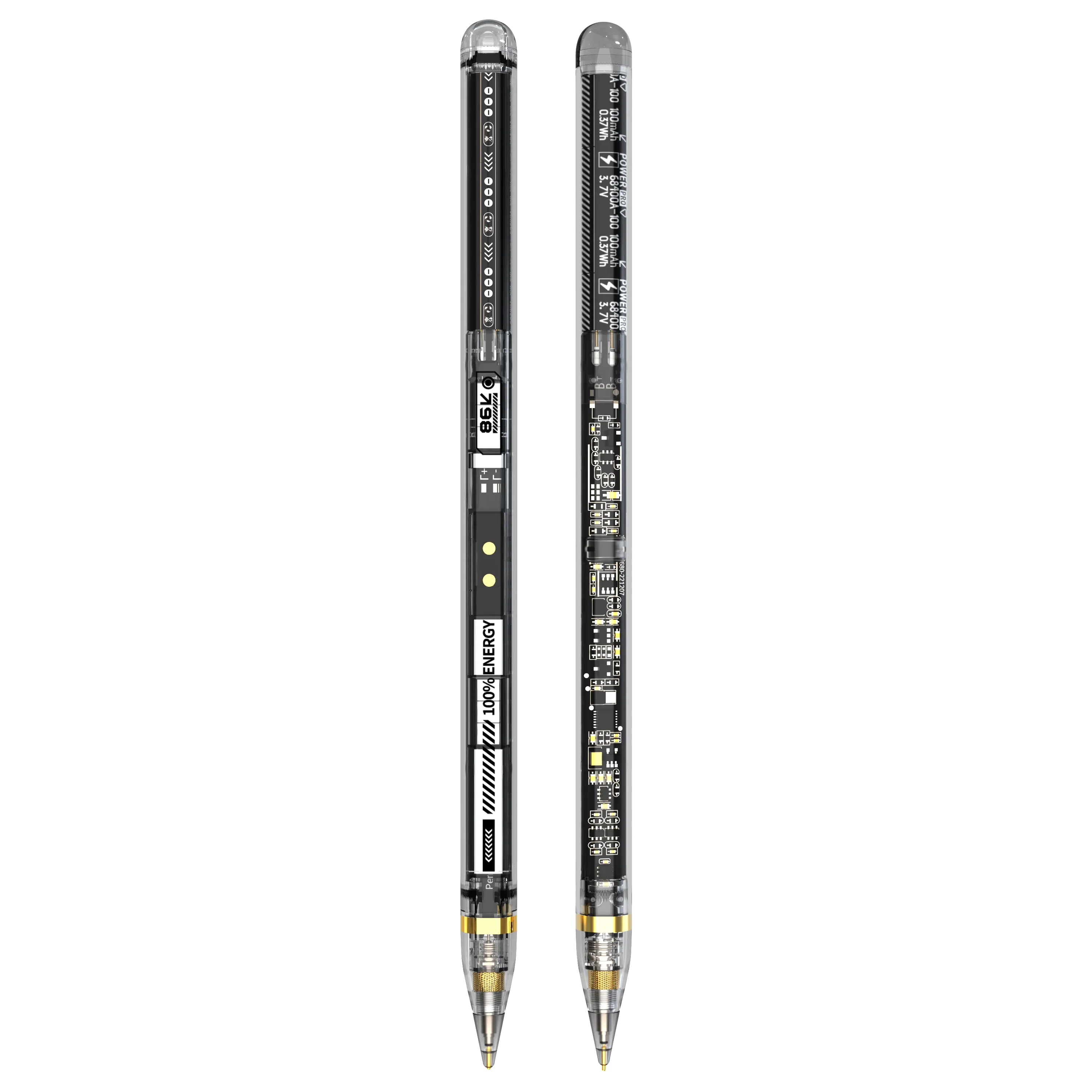 Bolígrafo de tableta con lápiz óptico transparente carga rápida pintura táctil y escritura anti-falso rechazo de Palma táctil versión 2018-2023