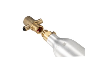 Régulateur de gaz en laiton 0,3-0,8 Mpa <span class=keywords><strong>CO2</strong></span> <span class=keywords><strong>Mini</strong></span> Norme américaine et européenne Cylindres d'eau gazeuse pour bouteille de <span class=keywords><strong>CO2</strong></span> Fût de bière pression - Product Image 2