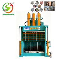 Presse à balles verticale hydraulique pour recyclage de papier usagé, machine à compacter les cartons, vente en promotion