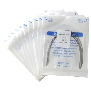 Baistra Dental Thermal Active Stainless Steel Rectangular Natural orthodontic Arch wire