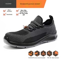 Chaussures de sécurité respirantes Saigu, anti-écrasement, anti-perforation, isolées, chaussures de protection du travail, chaussures de travail élégantes et légères