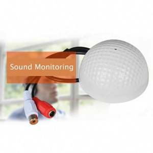 Microphone de ramassage audio de moniteur de son pour caméras IP de caméra de sécurité de vidéosurveillance CCTV - Product Image 5