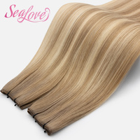 Extensions de cheveux humains Remy 100% Premium Genius Weft - Ultra-fines et sans couture pour salons professionnels européens (vente en gros)