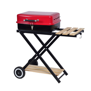 Keyo Foldable Barbecue Grill Portable Outdoor BBQ Oven Mobile Grill Square Box Simple Oven 5+ People Use - Product Image 2