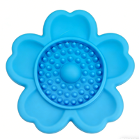 Tapis à lécher pour chiens, chiots et animaux de compagnie – Distributeur lent de nourriture et friandises, jouet de stimulation pour chien avec ventouse murale