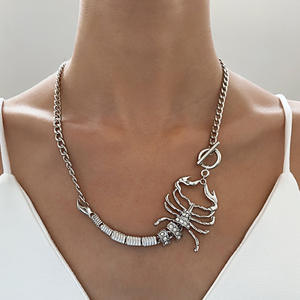 Bracelet de chaîne de poitrine élégant en acier inoxydable plaqué or 18 carats, avec fermoir à homard, zircon brillant, tendance, réglable pour mariage - Product Image 3