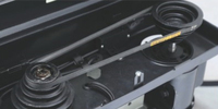 Perceuse à colonne à entraînement par courroie Senmo DP25016B, moteur 0,4 kW, haute performance, avec interrupteur de sécurité