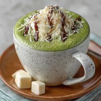 Toptan Matcha Beyaz Çikolata Tablet Latte Aromalı Gurme Şekerleme Süpermarket ve E-ticaret için Özel Paket