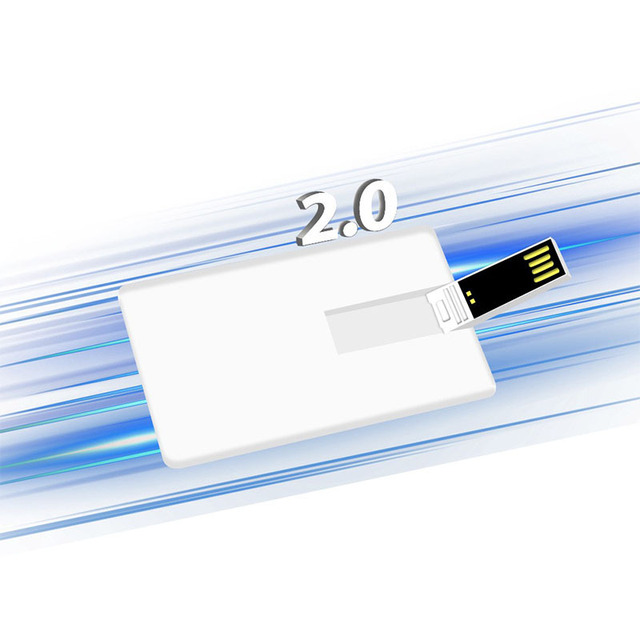 Plastic Card USB Flash Drive Full Color Printing Personalized USB Pen Drive Bulk
