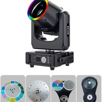 Mini barre de lampe à LED RGBW 230W 400W rotatif coloré Flash faisceau de scène de mariage 7R secouer la tête motif DMX lumières mobiles