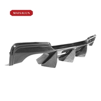 Vente chaude Auto Accessoires RZ Style E82 E87 1M diffuseur arrière en fibre de carbone pour BMW série 1 10-13 ans diffuseur arrière