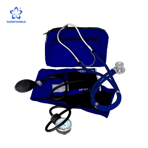 Monitor <span class=keywords><strong>de</strong></span> Presión Arterial Manual 2 en 1 <span class=keywords><strong>de</strong></span> Alta Calidad, Esfigmomanómetro Aneroide con Tubo Doble y Estetoscopio <span class=keywords><strong>de</strong></span> Doble Cabeza - Product Image 1